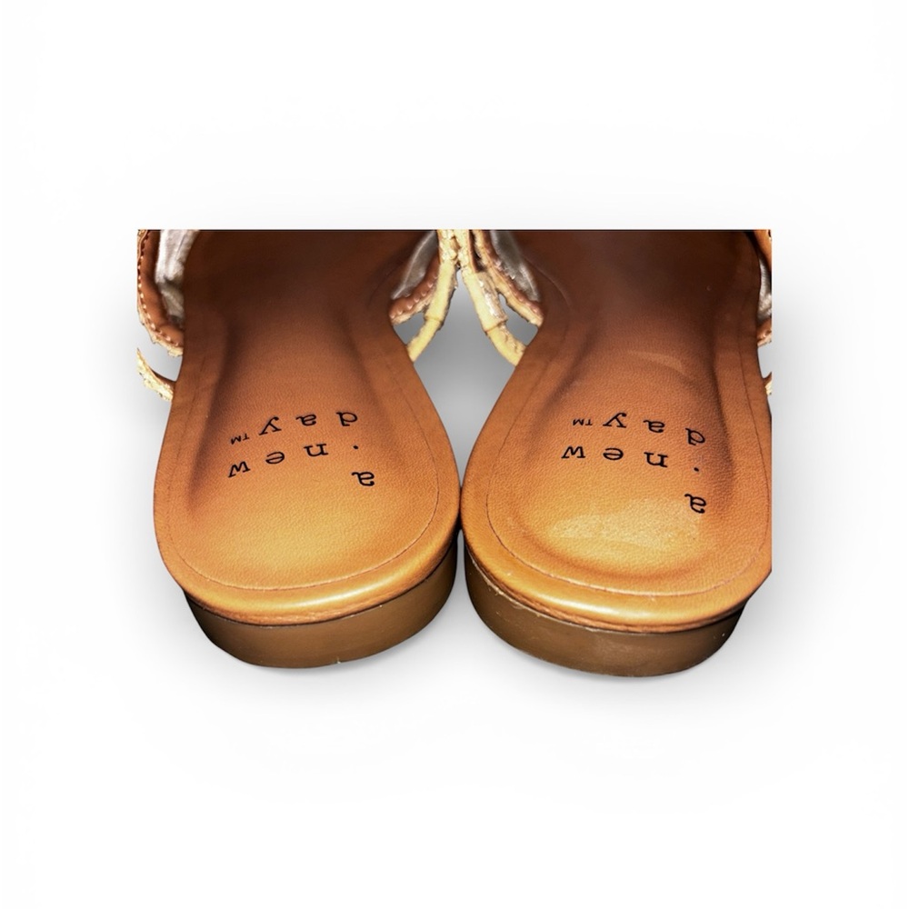 a new day Gold Woven Flats - Picture 4 of 4